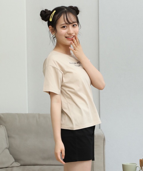 PINKHUNT（ピンクハント）の「PINKHUNT ピンクハント 肩出し ルームウェア 7080K（ルームウェア/パジャマ・キッズ・パープル/ベージュ・S/M/L）」の16枚目の写真