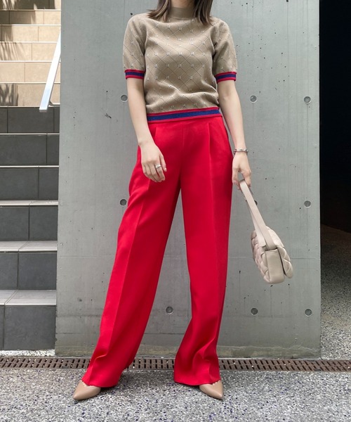 allureville（アルアバイル）の「ロープパターンジャガードプル