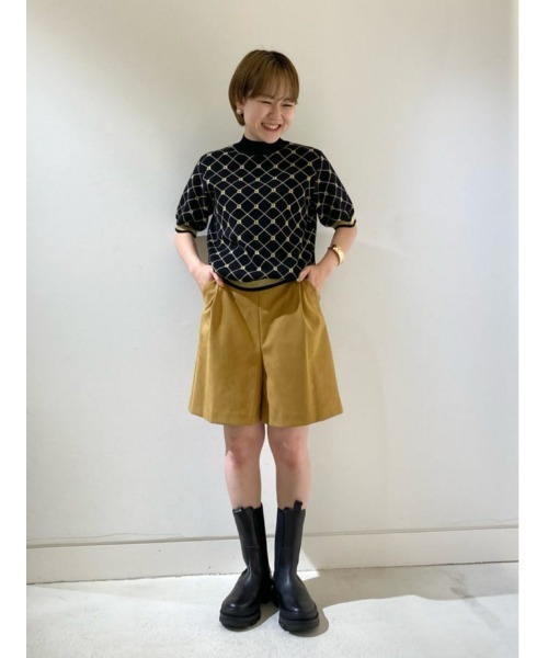 allureville（アルアバイル）の「ロープパターンジャガードプル