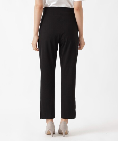 TO BE CHIC（トゥー ビー シック）の「シャインポンチサイドティアード レギンス（レギンス/スパッツ・レディース・ブラック・FREE）」の3枚目の写真