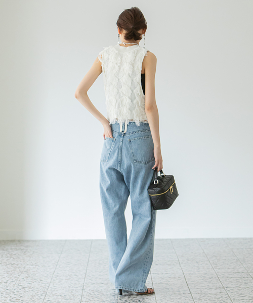 ADELE タックバギーデニム（デニムパンツ）｜U by SPICK&SPAN（ユー