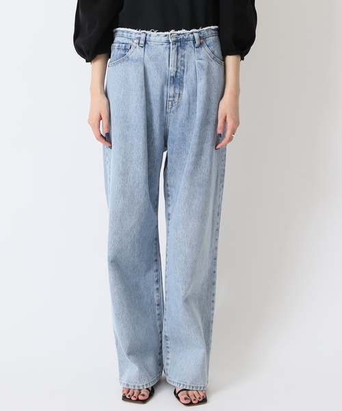 ADELE タックバギーデニム（デニムパンツ）｜U by SPICK&SPAN