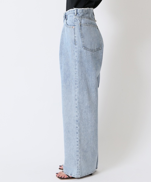 Spick and Span バギーデニム　2025SS Spick & Span｜5 1/2 BAGGY DENIM (Black) | Rakuten Fashion