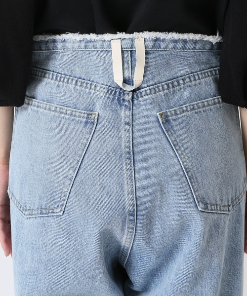 ADELE タックバギーデニム（デニムパンツ）｜U by SPICK&SPAN（ユー