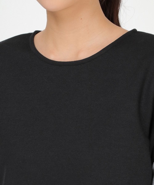 ikka(イッカ)の「カットミラノベストレイヤードプルオーバー(Tシャツ/カットソー・レディース・ベージュ/ブラック/ブルー/ネイビー・M/L/S)」の17枚目の写真