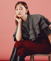 N.（N. Natural Beauty Basic） | 《n.'look》◆ボリュームレイヤードワッフルブラウス(シャツ/ブラウス)