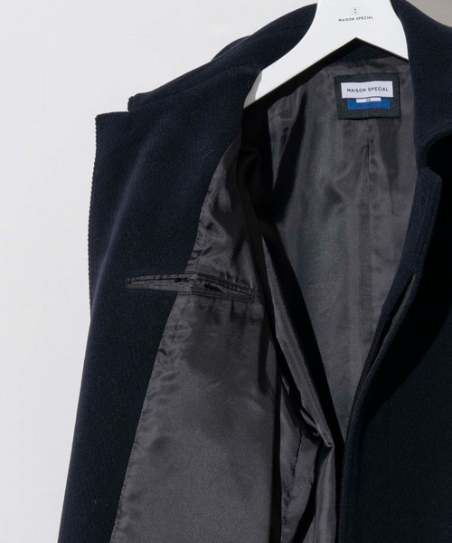 ユニセックスアイテム》インポートファブリックウールプライムオーバー