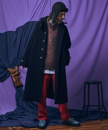 ユニセックスアイテム》インポートファブリックウールプライムオーバー