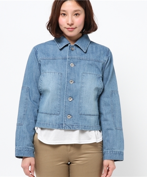 Kastane（カスタネ）の「【Kastane】デニムジャケット（デニムジャケット・レディース・ブルー・FREE）」の2枚目の写真