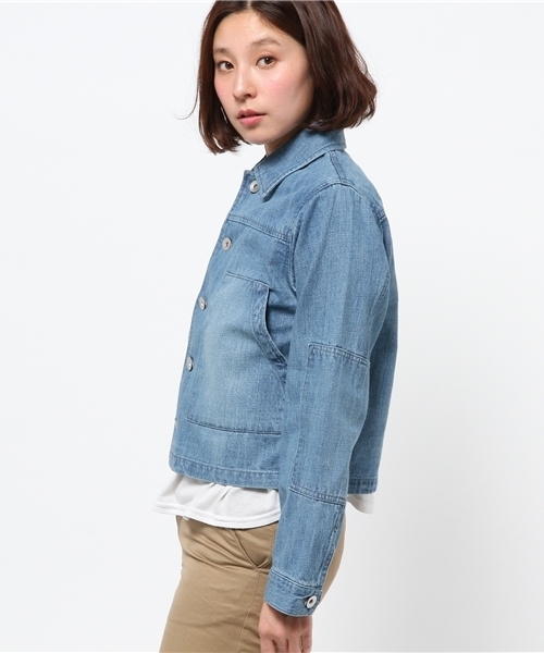 Kastane（カスタネ）の「【Kastane】デニムジャケット（デニムジャケット・レディース・ブルー・FREE）」の3枚目の写真