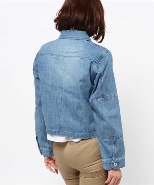 Kastane（カスタネ）の「【Kastane】デニムジャケット（デニムジャケット・レディース・ブルー・FREE）」の4枚目の写真