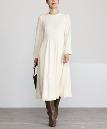 VERMEIL par iena | バックサテンフレアーワンピース(ワンピース)