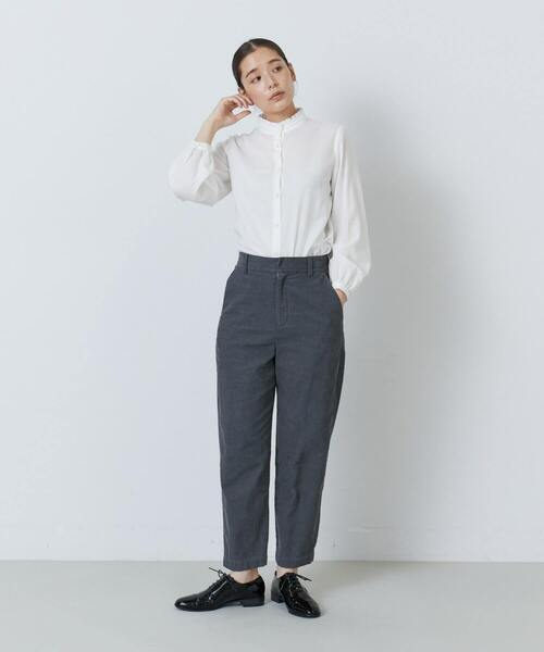 ADIEU TRISTESSE(アデュートリステス)の「ソフトテーパードパンツ(その他パンツ・レディース・アイボリー/ブルーグレー/インディゴブルー・38)」の14枚目の写真