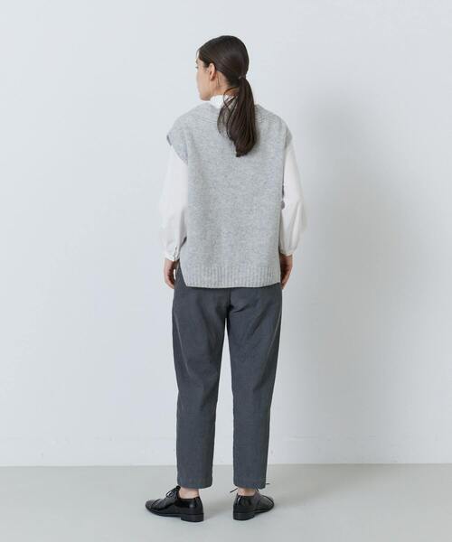 ADIEU TRISTESSE(アデュートリステス)の「ソフトテーパードパンツ(その他パンツ・レディース・アイボリー/ブルーグレー/インディゴブルー・38)」の19枚目の写真