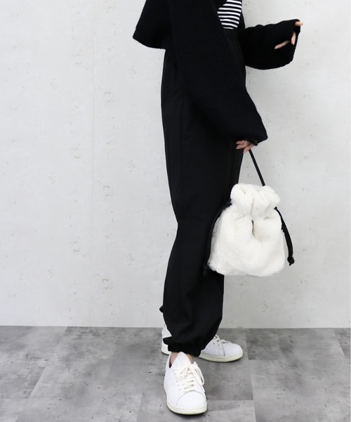 Per sist ence(パーシエンス)の「Per sist ence/パーシエンス ワッシャージョガーパンツ(その他パンツ・レディース・グレイッシュベージュ/カーキ/アイボリー/オレンジ/ブラック/ピンク・FREE)」の10枚目の写真