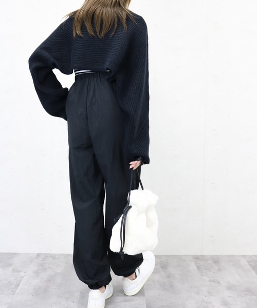 Per sist ence(パーシエンス)の「Per sist ence/パーシエンス ワッシャージョガーパンツ(その他パンツ・レディース・グレイッシュベージュ/カーキ/アイボリー/オレンジ/ブラック/ピンク・FREE)」の12枚目の写真