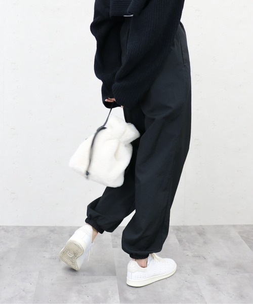 Per sist ence(パーシエンス)の「Per sist ence/パーシエンス ワッシャージョガーパンツ(その他パンツ・レディース・グレイッシュベージュ/カーキ/アイボリー/オレンジ/ブラック/ピンク・FREE)」の13枚目の写真