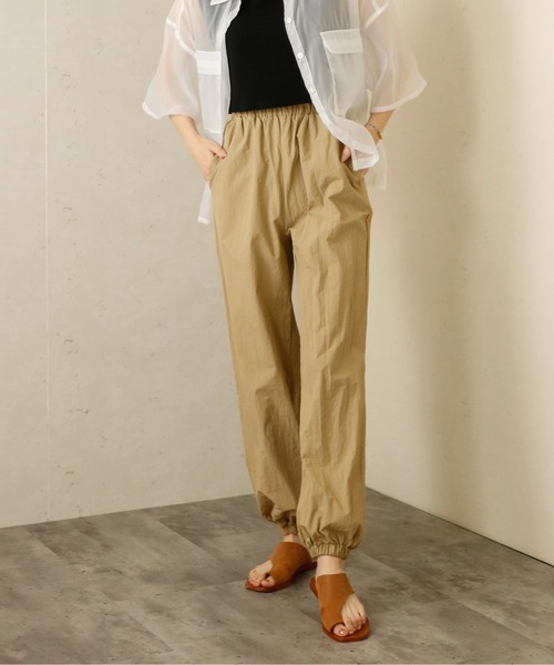 Per sist ence(パーシエンス)の「Per sist ence/パーシエンス ワッシャージョガーパンツ(その他パンツ・レディース・グレイッシュベージュ/カーキ/アイボリー/オレンジ/ブラック/ピンク・FREE)」の19枚目の写真