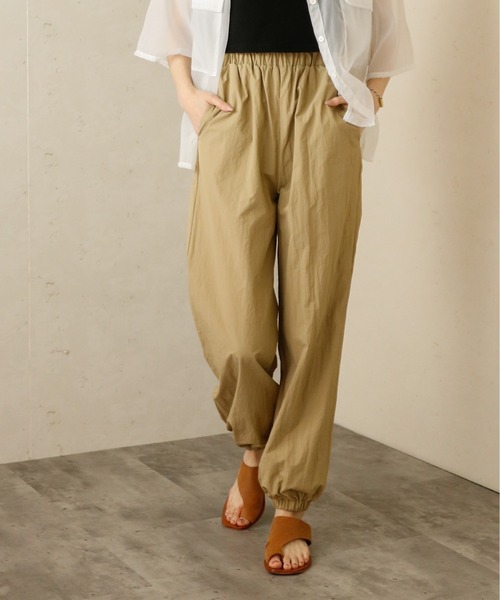 Per sist ence(パーシエンス)の「Per sist ence/パーシエンス ワッシャージョガーパンツ(その他パンツ・レディース・グレイッシュベージュ/カーキ/アイボリー/オレンジ/ブラック/ピンク・FREE)」の20枚目の写真