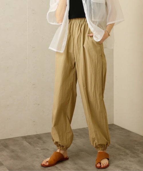 Per sist ence(パーシエンス)の「Per sist ence/パーシエンス ワッシャージョガーパンツ(その他パンツ・レディース・グレイッシュベージュ/カーキ/アイボリー/オレンジ/ブラック/ピンク・FREE)」の18枚目の写真