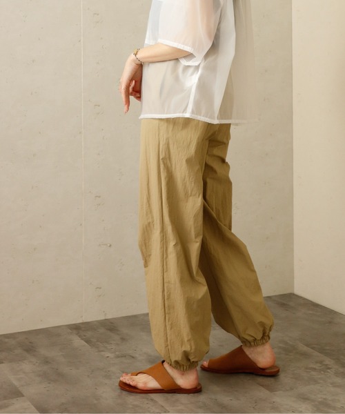 Per sist ence(パーシエンス)の「Per sist ence/パーシエンス ワッシャージョガーパンツ(その他パンツ・レディース・グレイッシュベージュ/カーキ/アイボリー/オレンジ/ブラック/ピンク・FREE)」の21枚目の写真