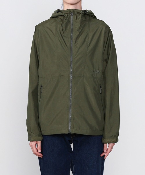 THE NORTH FACE（ザノースフェイス）の「THE NORTH FACE | COMPACT JACKET WOMEN（ナイロンジャケット・レディース・ブラック/ベージュ/オリーブ・MEDIUM/LARGE）」の8枚目の写真