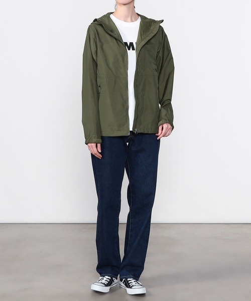 THE NORTH FACE（ザノースフェイス）の「THE NORTH FACE | COMPACT JACKET WOMEN（ナイロンジャケット・レディース・ブラック/ベージュ/オリーブ・MEDIUM/LARGE）」の7枚目の写真