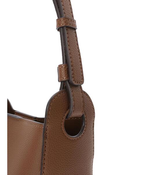 Green　Parks（グリーンパークス）の「2WAY合皮切替バッグ（トートバッグ・レディース・ブラウン/グレイッシュベージュ/アイボリー・FREE）」の11枚目の写真