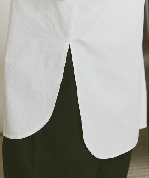 Libra Cue(リブラ キュー)の「ベーシックシャツワンピース(シャツワンピース・レディース・ブラック/アイボリー・FREE)」の8枚目の写真