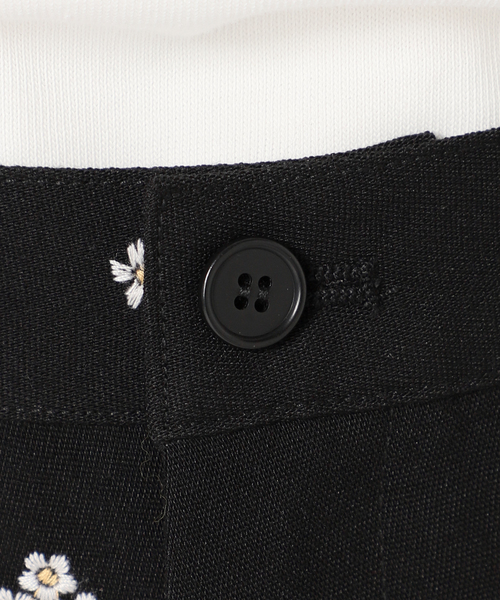 SLOBE citron.(スローブシトロン)の「《追加》SLOBE citron.フラワーエンブロイダリーパンツ(その他パンツ・レディース・ブラック・38/34/36)」の13枚目の写真