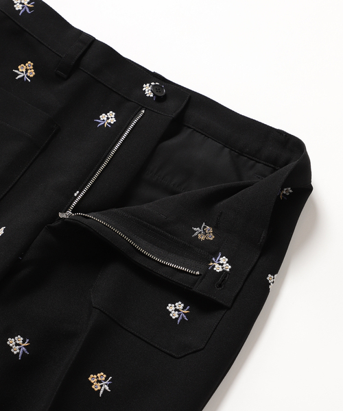 SLOBE citron.(スローブシトロン)の「《追加》SLOBE citron.フラワーエンブロイダリーパンツ(その他パンツ・レディース・ブラック・38/34/36)」の18枚目の写真