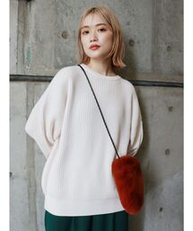 MURUA | バルキーコットンオーバーニット(ニット/セーター)