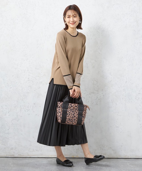 A/C DESIGN BY ALPHA CUBIC（エーシーデザインバイアルファキュービック）の「【EC別注】ナイロン2WAYバッグ（トートバッグ・レディース・グリーン/モカ/ブラック/ベージュ・フリー）」の15枚目の写真