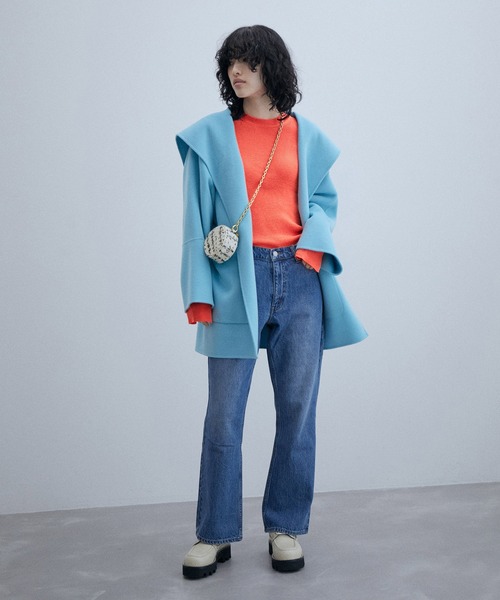 ADAM ET ROPE'（アダムエロペ）の「ラウンドアクセサリーチェーンバッグ（ショルダーバッグ・レディース・ホワイト/ピンク/ブルー・FREE）」の14枚目の写真