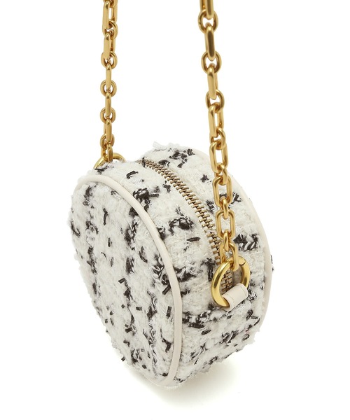 ADAM ET ROPE'（アダムエロペ）の「ラウンドアクセサリーチェーンバッグ（ショルダーバッグ・レディース・ホワイト/ピンク/ブルー・FREE）」の11枚目の写真