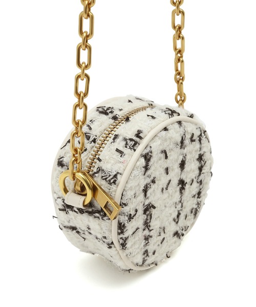 ADAM ET ROPE'（アダムエロペ）の「ラウンドアクセサリーチェーンバッグ（ショルダーバッグ・レディース・ホワイト/ピンク/ブルー・FREE）」の19枚目の写真