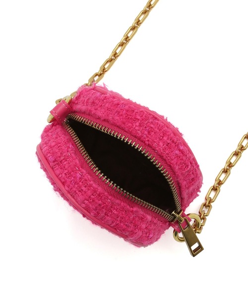 ADAM ET ROPE'（アダムエロペ）の「ラウンドアクセサリーチェーンバッグ（ショルダーバッグ・レディース・ホワイト/ピンク/ブルー・FREE）」の9枚目の写真