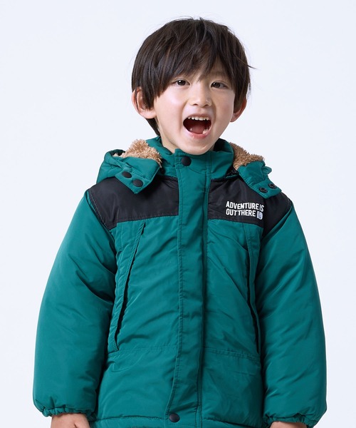 DILASH（ディラッシュ）の「フード付き中綿ジャケット（その他アウター・キッズ・グリーン/レッド/ブラック・80/90/100/110/120/130/140）」の2枚目の写真