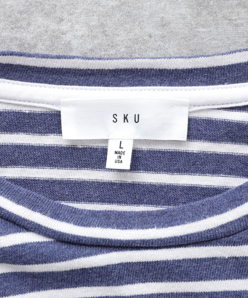 SAVE KHAKI UNITED(セーブカーキユナイテッド)の「SAVE KHAKI UNITED L/S ORGANIC COTTON HEMP STRIPE CREW(Tシャツ/カットソー・メンズ・ネイビー・LARGE/X-LARGE/MEDIUM)」の12枚目の写真