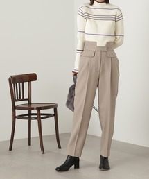 N.（N. Natural Beauty Basic） | ◆コルセットテーパードパンツ(スラックス)