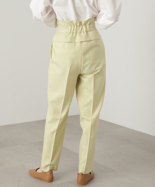 N.（N. Natural Beauty Basic）（エヌエヌナチュラルビューティーベーシック）の「◆コルセットテーパードパンツ（スラックス・レディース・ブラック/ベージュ/イエロー・MEDIUM）」の16枚目の写真