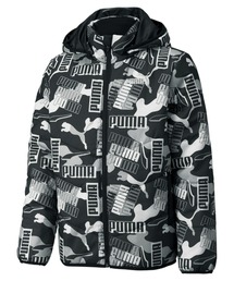 PUMA（プーマ）の「PUMA プーマ キッズ ボーイズ AOP パデッド 中綿 ジャケット 116-164cm（ブルゾン）」