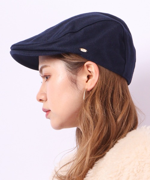 Fabulous(ファビュラス)の「fabulous メルトンハンチング(ハンチング/ベレー帽・メンズ・ネイビー/カーキ/バーガンディー/ベージュ/グレー/ブラック・FREE)」の5枚目の写真