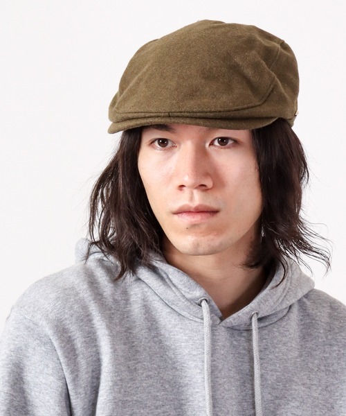 Fabulous(ファビュラス)の「fabulous メルトンハンチング(ハンチング/ベレー帽・メンズ・ネイビー/カーキ/バーガンディー/ベージュ/グレー/ブラック・FREE)」の19枚目の写真