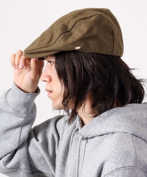 Fabulous(ファビュラス)の「fabulous メルトンハンチング(ハンチング/ベレー帽・メンズ・ネイビー/カーキ/バーガンディー/ベージュ/グレー/ブラック・FREE)」の18枚目の写真