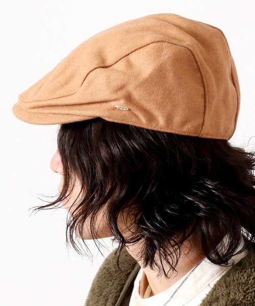 Fabulous(ファビュラス)の「fabulous メルトンハンチング(ハンチング/ベレー帽・メンズ・ネイビー/カーキ/バーガンディー/ベージュ/グレー/ブラック・FREE)」の22枚目の写真