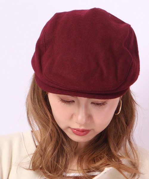 Fabulous(ファビュラス)の「fabulous メルトンハンチング(ハンチング/ベレー帽・メンズ・ネイビー/カーキ/バーガンディー/ベージュ/グレー/ブラック・FREE)」の9枚目の写真