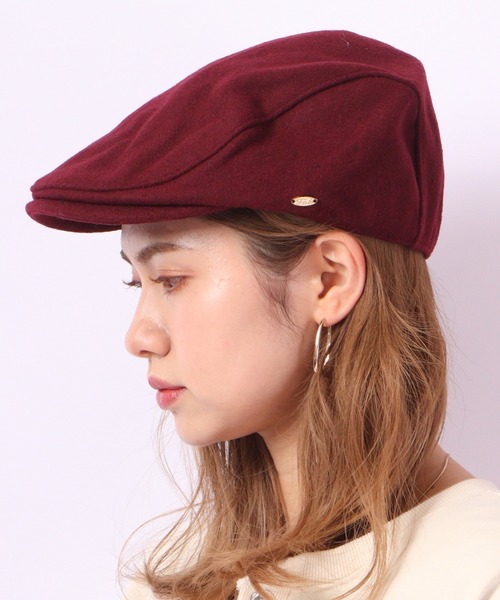 Fabulous(ファビュラス)の「fabulous メルトンハンチング(ハンチング/ベレー帽・メンズ・ネイビー/カーキ/バーガンディー/ベージュ/グレー/ブラック・FREE)」の7枚目の写真