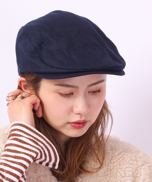 Fabulous(ファビュラス)の「fabulous メルトンハンチング(ハンチング/ベレー帽・メンズ・ネイビー/カーキ/バーガンディー/ベージュ/グレー/ブラック・FREE)」の13枚目の写真