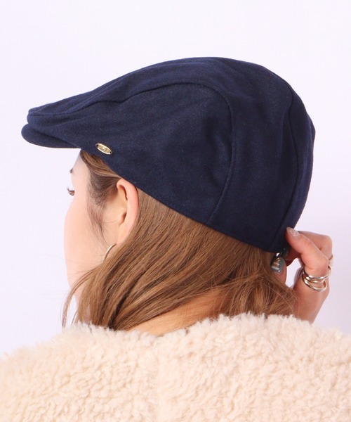 Fabulous(ファビュラス)の「fabulous メルトンハンチング(ハンチング/ベレー帽・メンズ・ネイビー/カーキ/バーガンディー/ベージュ/グレー/ブラック・FREE)」の12枚目の写真